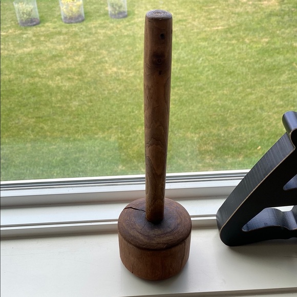 Other - Authentic Antique Primitive Hand Turned Solid Wood Farmhouse Kitchen Masher!